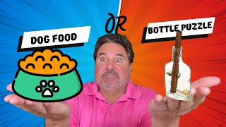 Solve Puzzle Or Eat Dog Food! Challenge [The Impossible Bottle Puzzle] screenshot 2