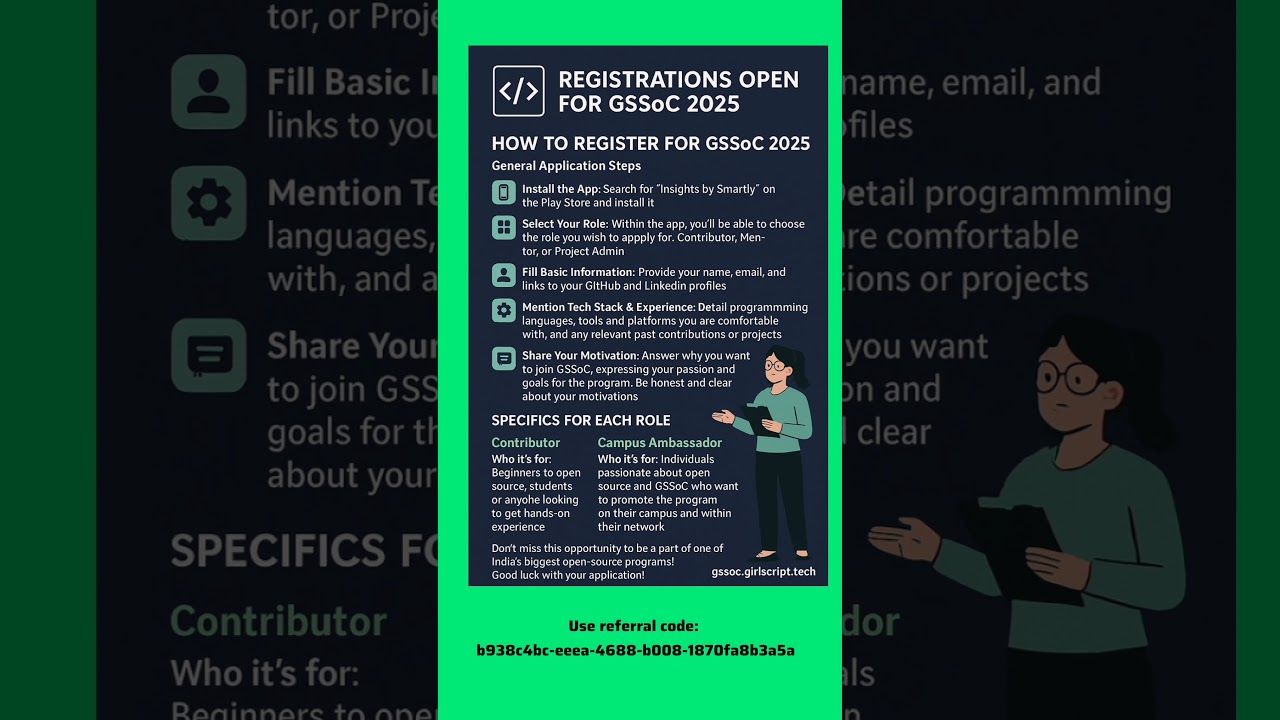 GirlScript summer of code #gssoc #opensource #community #project #mentorship #love #coding #leetcode