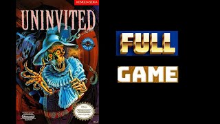Uninvited (NES) - Full Playthrough (NEW)