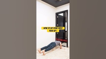 Easiest HACK for your First PUSH UP ✅ ~ Read Pinned Comment for more