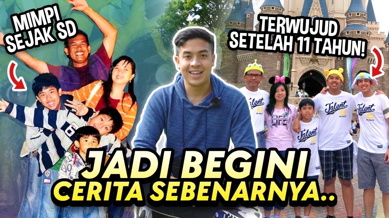 Perjuangan Jerome Polin Nabung Sampai Rp 100 Juta Demi Ajak Keluarga ke Disneyland