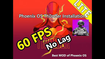 Phoenix OS Thunder Lite 4.0 Full installation and PUBG Kr Version Install | PUBG 60 FPS Low end PC