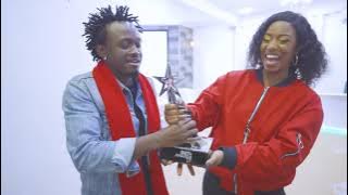 BAHATI & DIANA HOLD  RAYVANNY'S B.E.T AWARD!!! SEE INSIDE VANNY BOYS NEXT LEVEL STUDIO ⭐