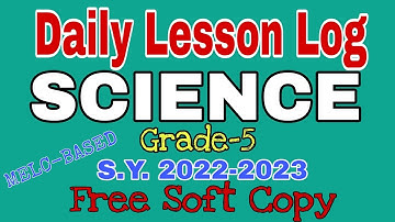 Daily Lesson Log in Science