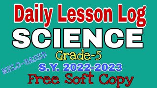 Daily Lesson Log in Science