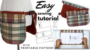 EASY TOOL BELT & GARDENING BELT SEWING TUTORIAL