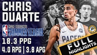 Chris Duarte FULL NBA Summer League Highlights w/ Pacers | 18.3 PPG, 4.0 RPG & 3.8 APG | #AlwaysGame