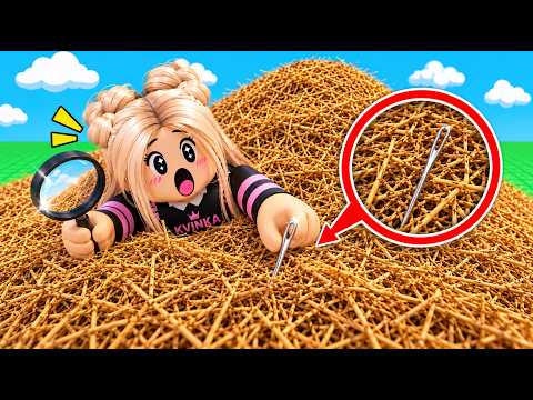 FIND THE NEEDLE IN A HAYSTACK FOR $1000 IN ROBLOX!😱QUINKA GOT SCAMMED..