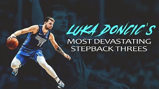 Luka Doncic's Most Deadly Step Back Three-Pointers