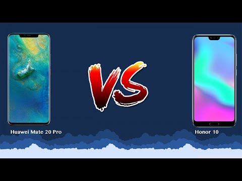 Huawei Mate 20 Pro vs Honor 10   - Phone battle!