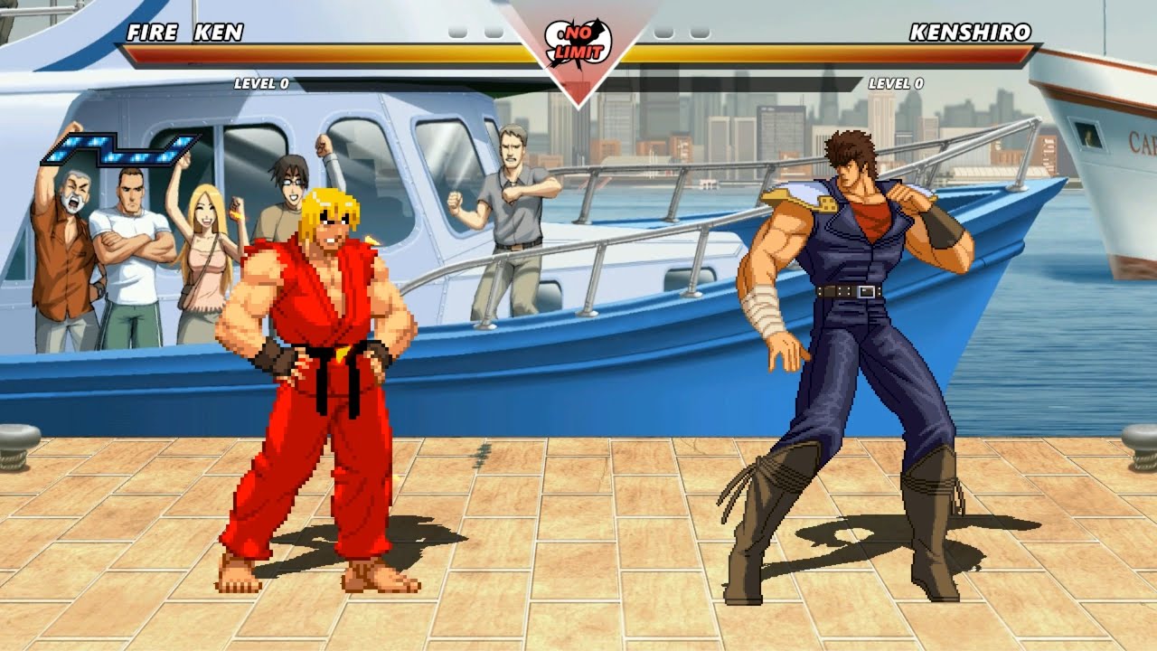 FIRE KEN vs KENSHIRO - Highest Level Incredible Epic Fight! - YouTube