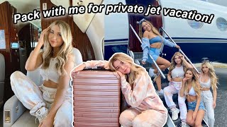 Pack with me for PRIVATE JET vacation to the BAHAMAS with youtubers!