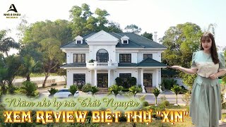 NHÂM NHI TÁCH TRÀ THÁI NGUYÊN CÙNG NHAU NGẮM NHÌN BIỆT THỰ 2 TẦNG MÁI NHẬT SIÊU XỊN - BTAC 2208