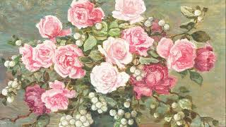 Flowers Vintage Painting |  Screensaver for TV | Turn your TV into your own Art Gallery. | No sound