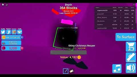 I just got to 800 million blocks mind in mining simulator roblox