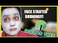 Face mask burns skin on camera... Testing Dollar store products