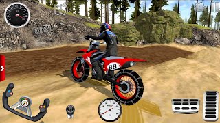 Offroad Bike Dirt Mud Racing #Red Motorcycle Wild Offroad Crazy Bike Stunts Android Gameplay screenshot 5