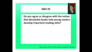 Words in Decodable Texts Profile