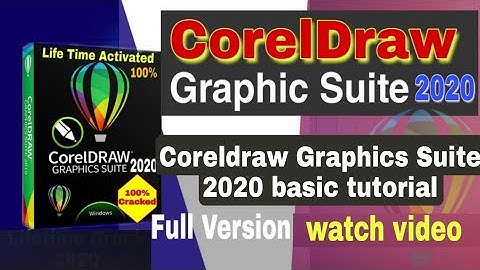 CorelDraw - Coreldraw Graphics Suite 2020 Tutorials for Absolute Beginners || Corel Tutorial