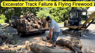 Excavator Track Fell Off! Here's the Fix