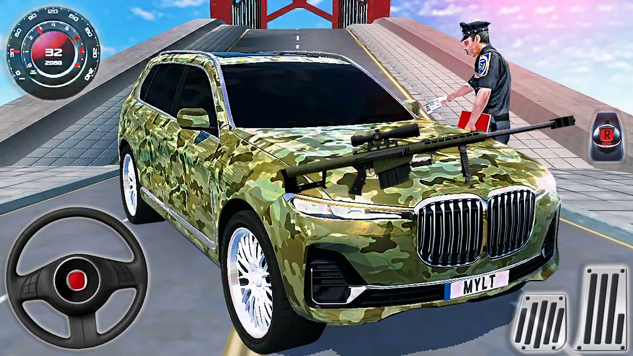 Bmw X7 Simulator - US Offroad Army Car Driver Gameplay - Android GamePlay