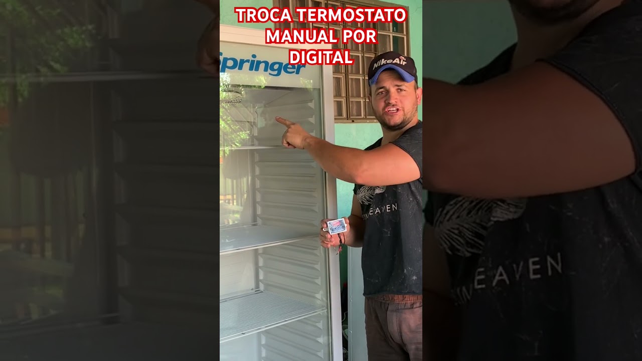 TROCA DE TERMOSTATO MANUAL POR DIGITAL