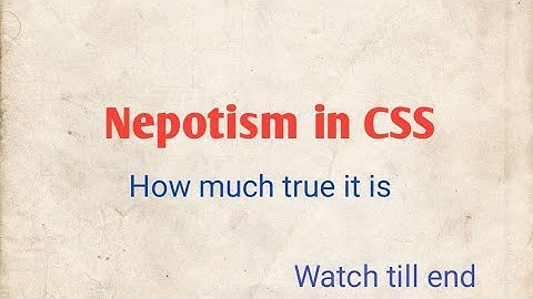 Nepotism in CSS | detailed video on CSS 2019 results