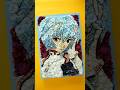 【新世紀エヴァンゲリオン】花と爪楊枝で綾波レイを描いてみたら… #エヴァンゲリオン #evangelion #フラワーアレンジメント #drawing