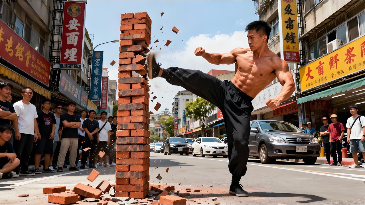 Martial arts skills require long hours of practice. 