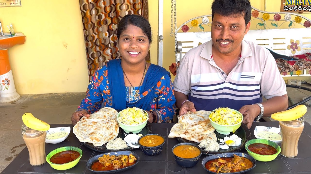 తిండి పోటి#Eating Challenge#136|| Thindi Poti#MKTV పలకరింపు