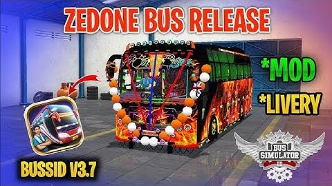 Honeybase Zedone Bus Mod In Bus Simulator Indonesia - Bussid Bus Mod Bussid Car Mod - Bussid💥🔥