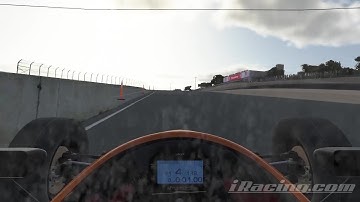 iRacing Laguna Seca Formula Vee (Dry) Track Guide (Hotlap + Telemetry)