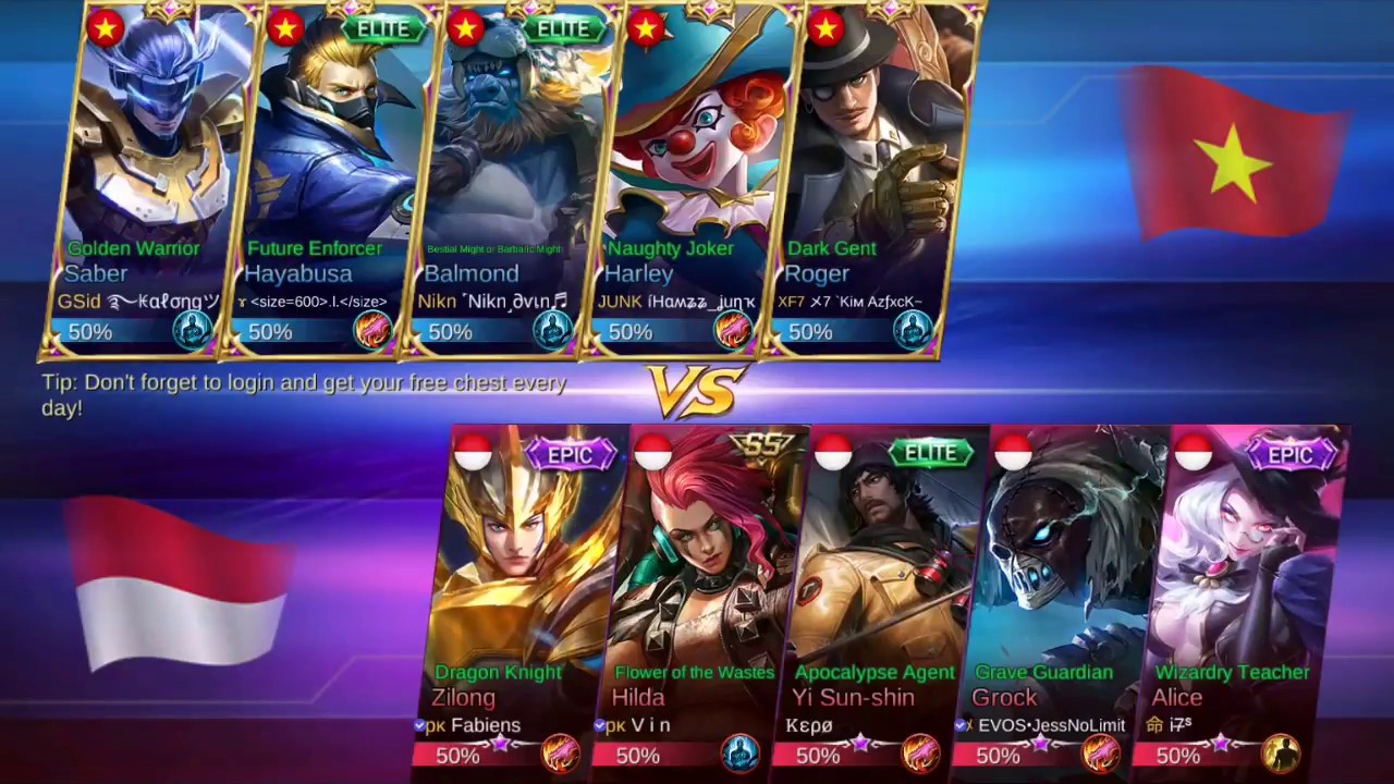 Arena Contest Mobile Legends Vietnam Vs Indonesia Round 1 Arena Contest Mobile Legends Vietnam Vs Indonesia Round 1