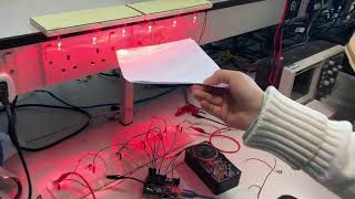 video of laser harp demonstration