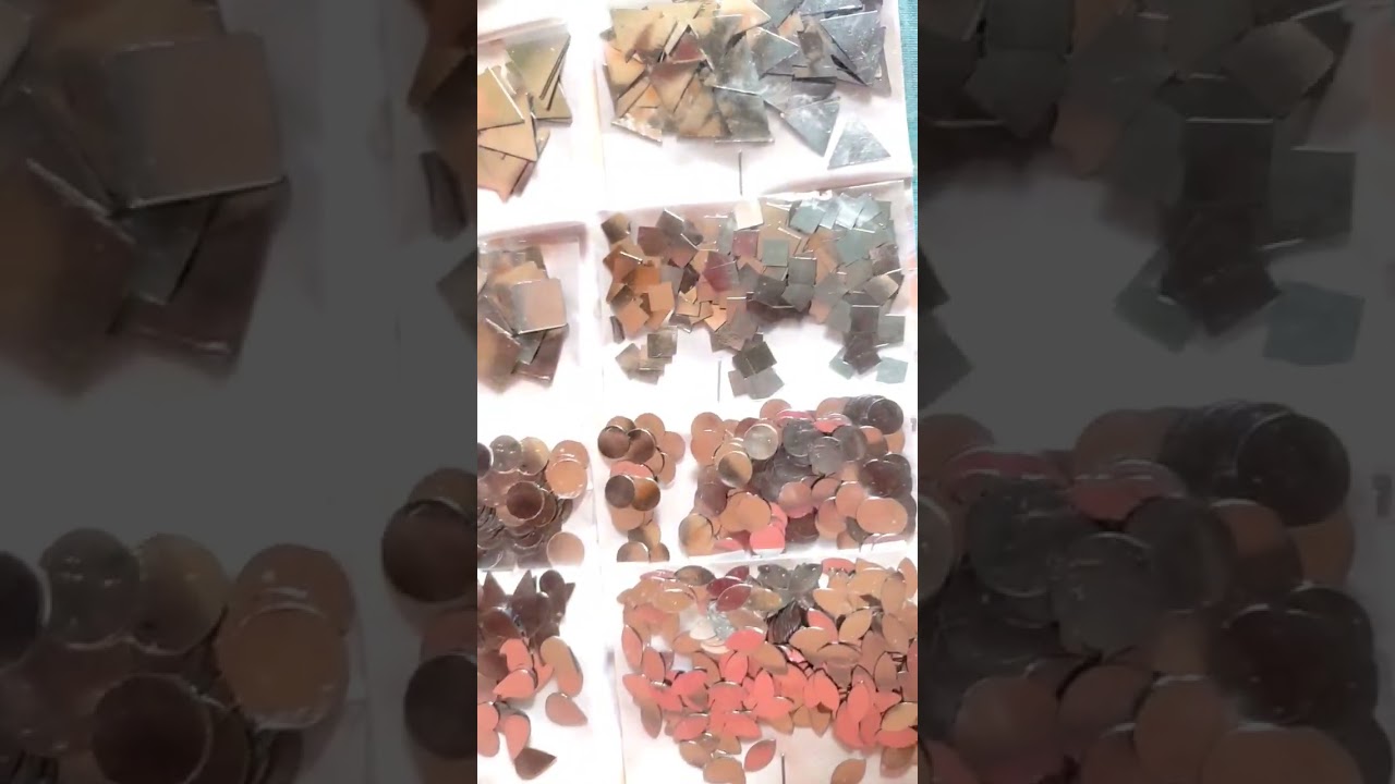 plastic mirror unboxing from meesho for arts craft and embroidery/