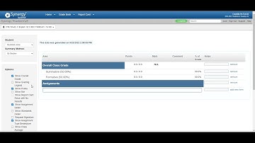 Progress Reports in SIS