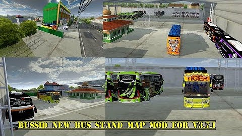 BUSSID NEW BUS STAND MAP MOD FOR BUSSID v3.7.1