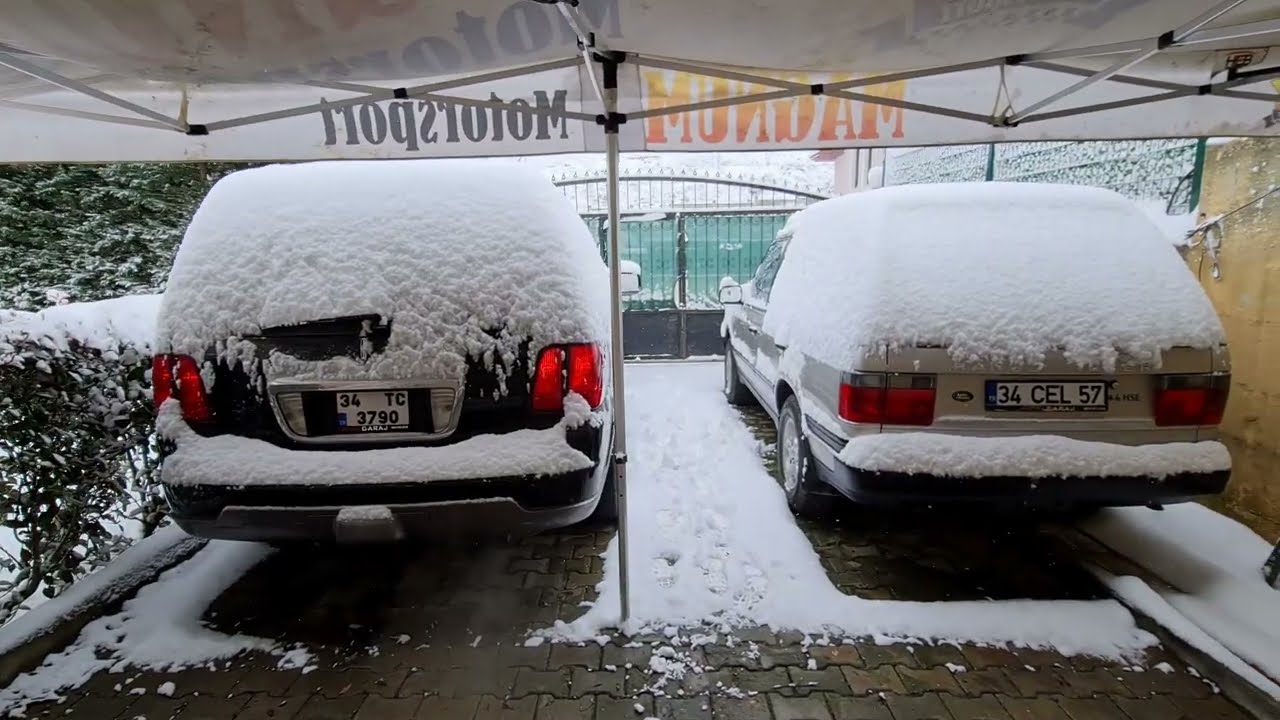 Lincoln Navigator V8 & Range Rover P38 V8 - Cold Starts / Snow