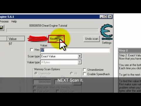 Cheat Engine Tutorial - Step 2
