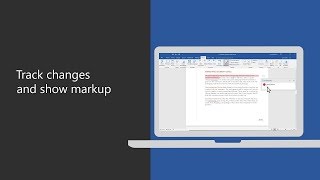 Track changes and show markup in Microsoft Word screenshot 3