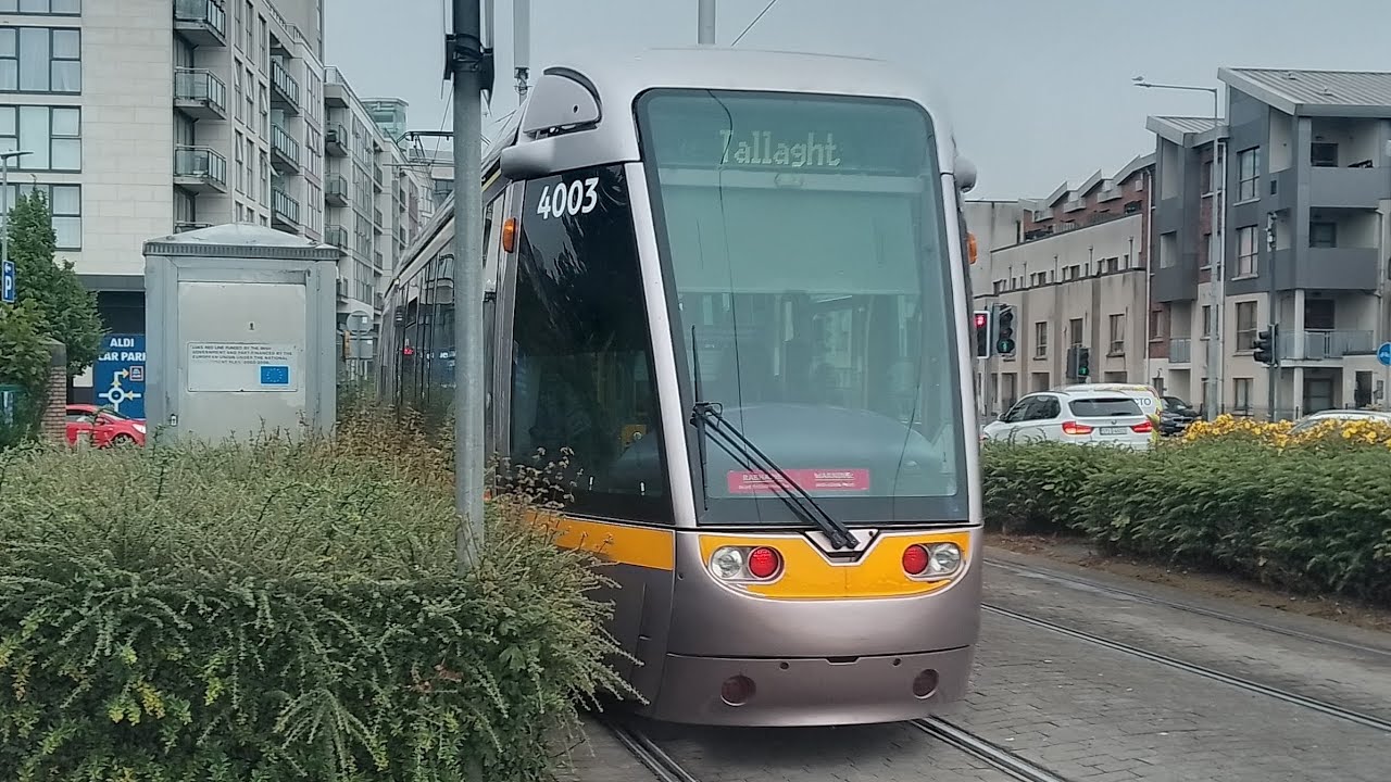 Luas Ride. Luas 4003. Service to Tallaght