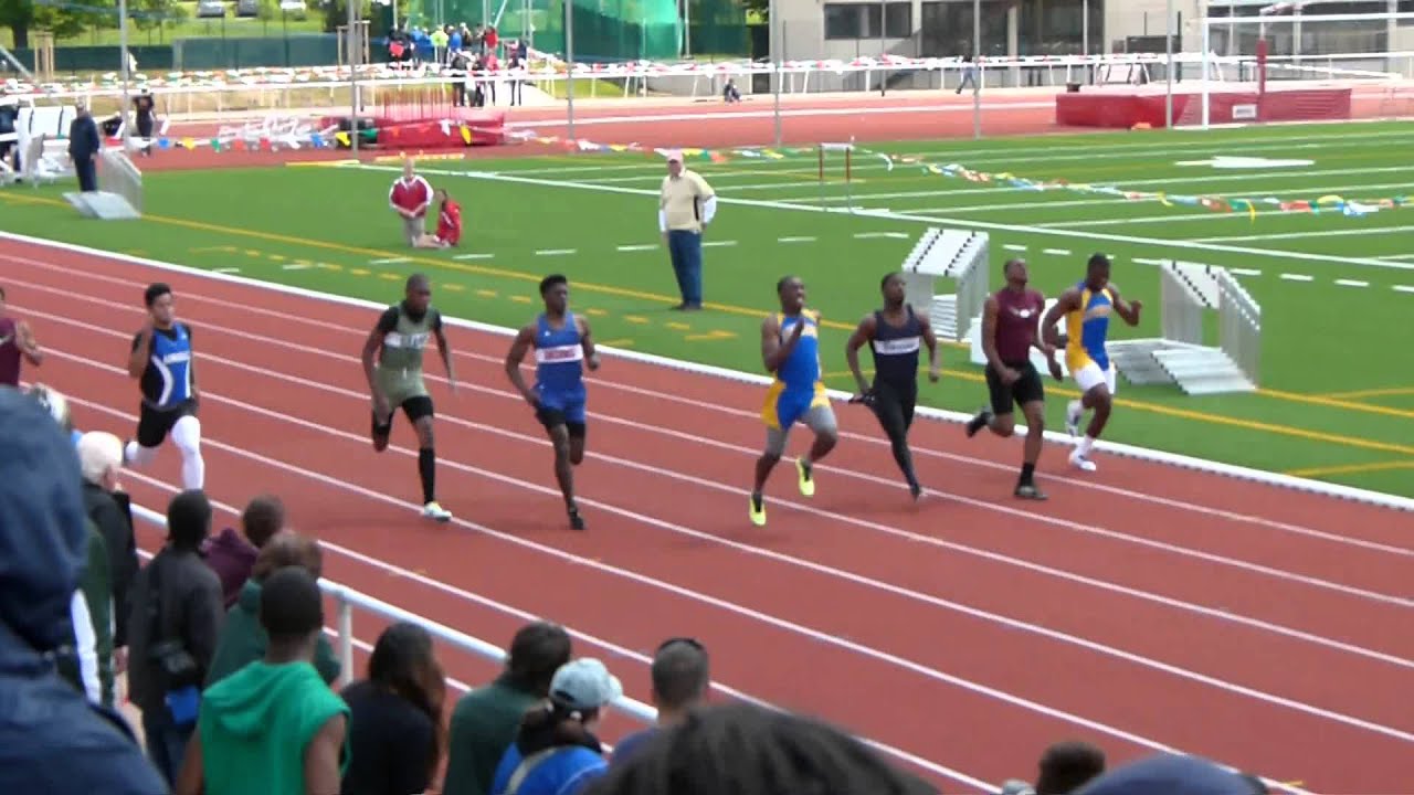 DoDDs European Track & Field Championship Mens 100meter Dash (Finals