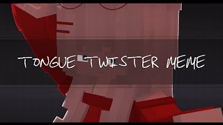 tongue twisters- minecraft animation - collab w/@Chain206