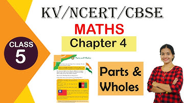 #studytime Class 5|Maths|Chapter 4/Parts and wholes/KV/NCERT/English Explanation/Textbook solutions