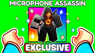 How to Unlock MICROPHONE ASSASSIN In Skibidi Tower Defense