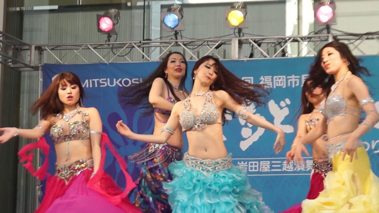 Studio Vita Naoko bellydance class 岩田屋三越どんたく演舞台 ［第58回博多どんたく港まつり 2日目］