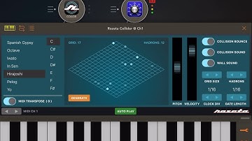 Rozeta Collider - MIDI Hadron Collider