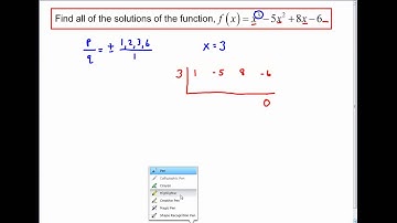 Finding Zeros of a Polynomial Function (Part 2)