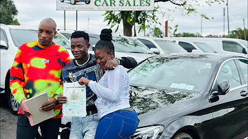 Jah Master Collect his Mercedes Benz from Sir Wicknell Chivhayo (Hello Mwari)