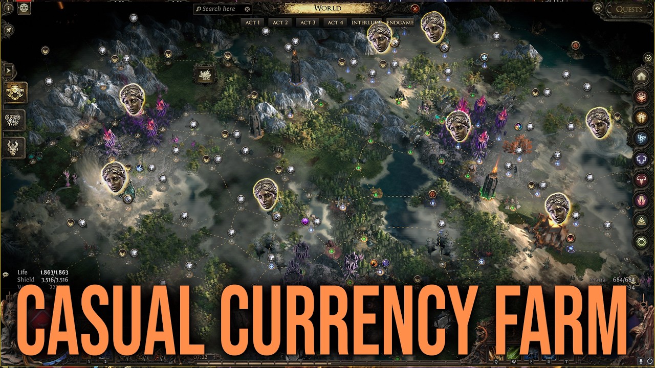 How I make currency casually in Path of exile 2 0.5 return of the ancient